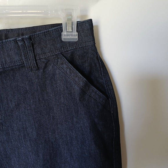 Lee Sinfully Soft Womens Jeans Size M-12 Color Blue Dark Wash - Picture 6 of 13